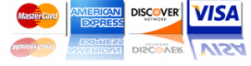 Mastercard - American Express - Discover - Visa Accepted in 92074