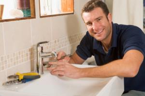 A Member of Our Poway Plumbing Team Installs an Aerator on a Bathroom Faucet